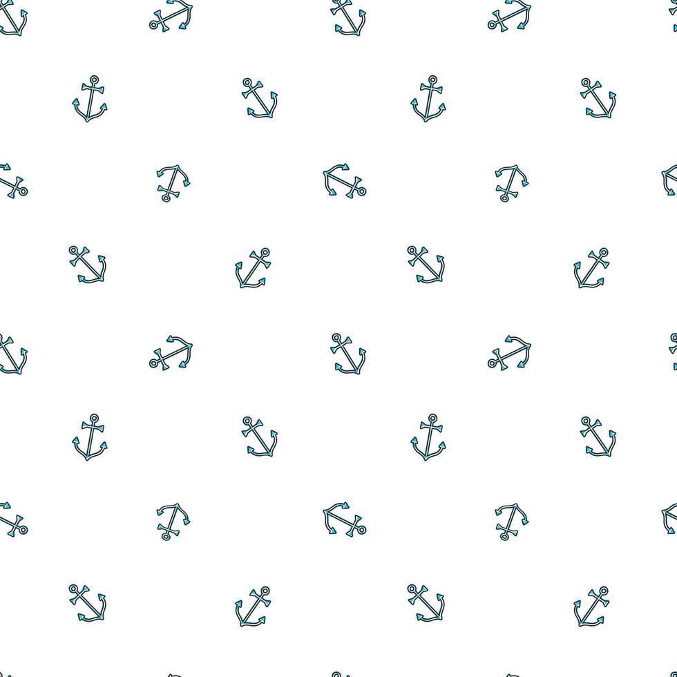 Vector line art summer seamless beach pattern. Seamless fabric or wrapping paper design.