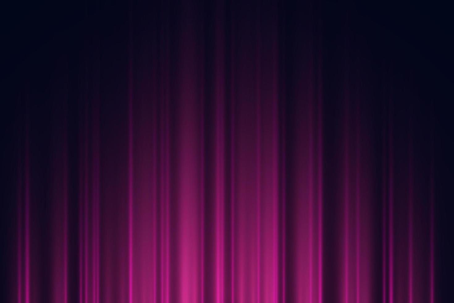 Dark background with purple and violet neon lights. Vector illustration.