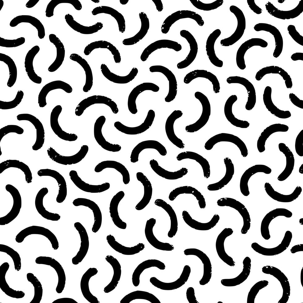 Seamless black and white texture vector