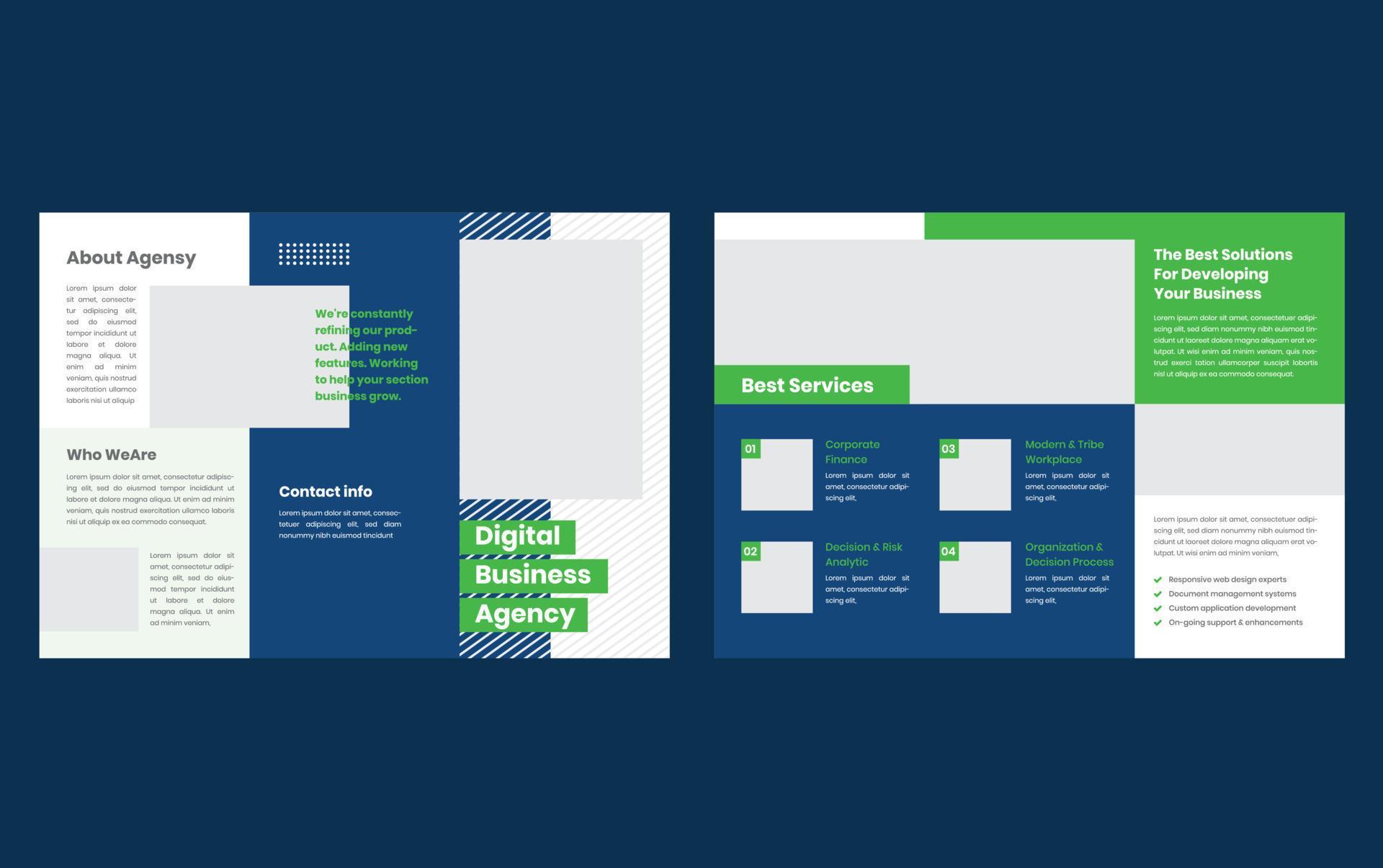 Trifold Brochure Template 13739957 Vector Art at Vecteezy Trifold Brochure Template 13739957 Vector Art at Vecteezy