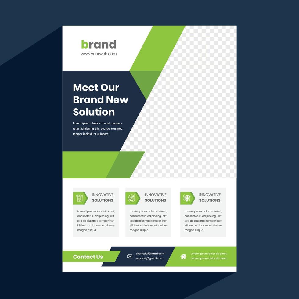 Corporate Business Flyer vector