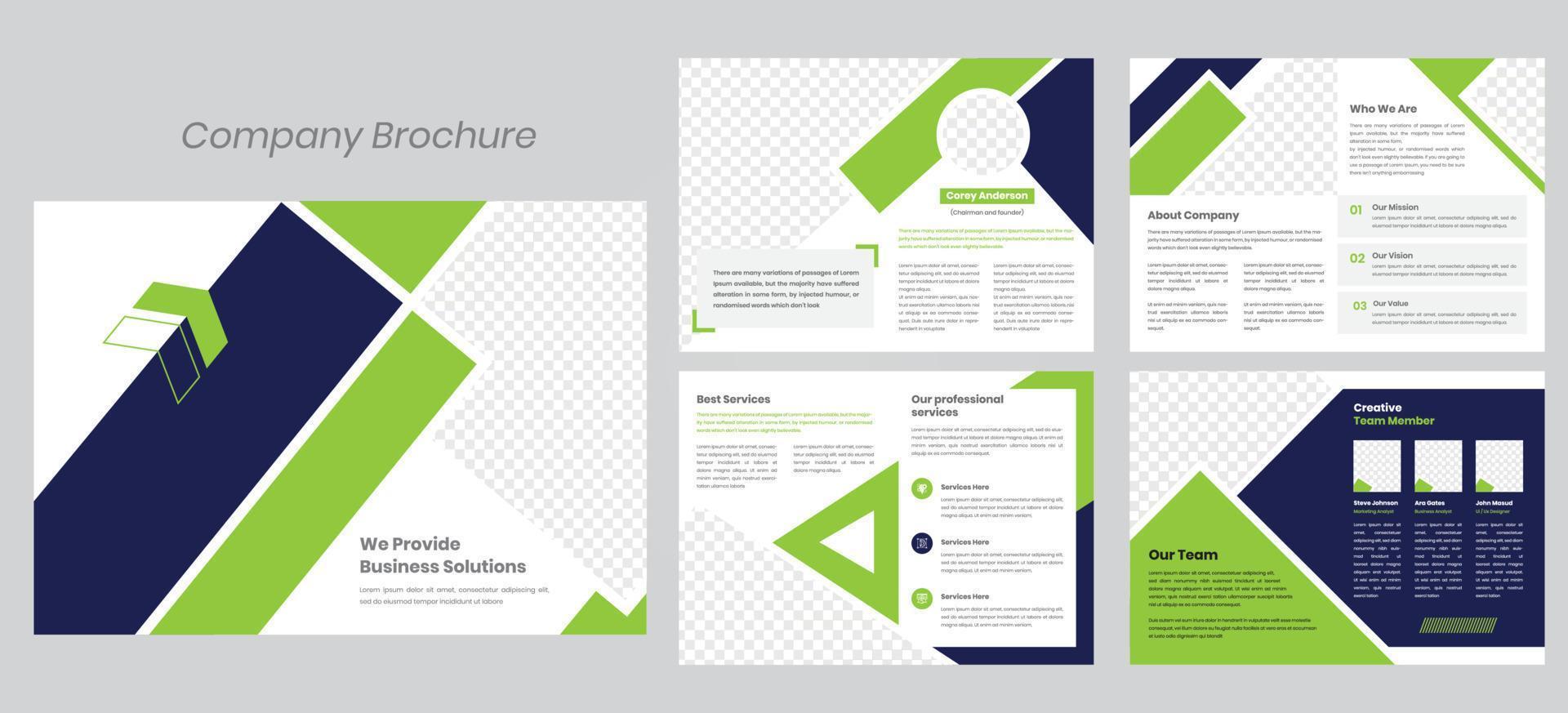 Bifold Brochure Template vector