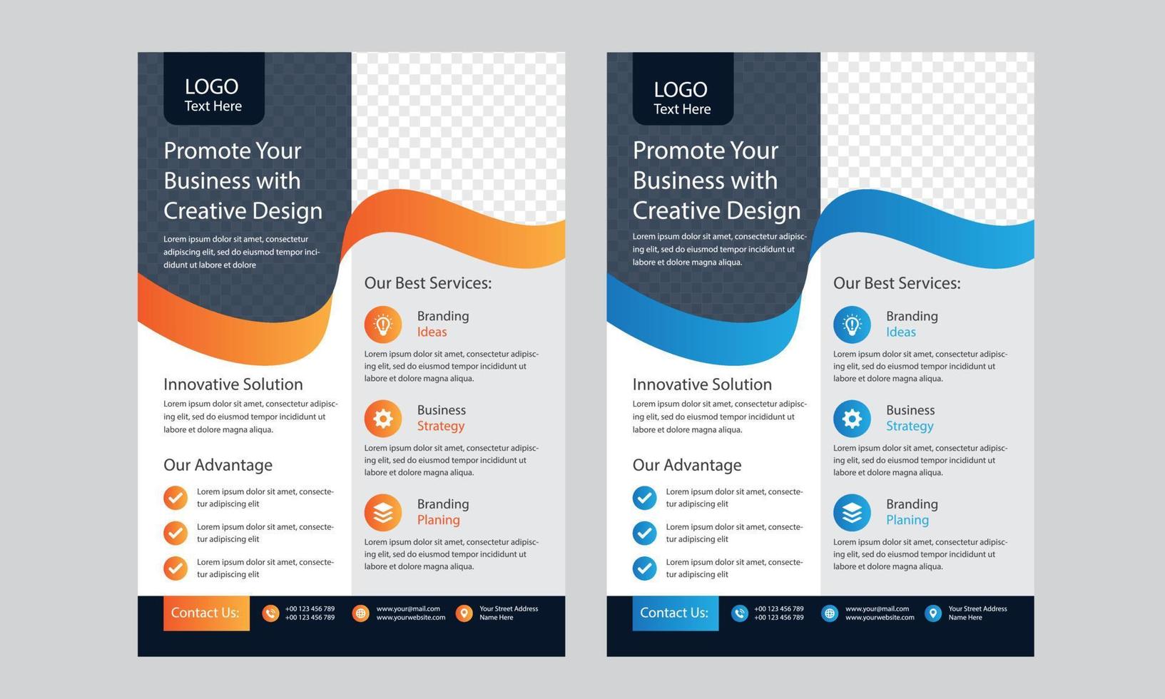 Corporate Business Flyer vector