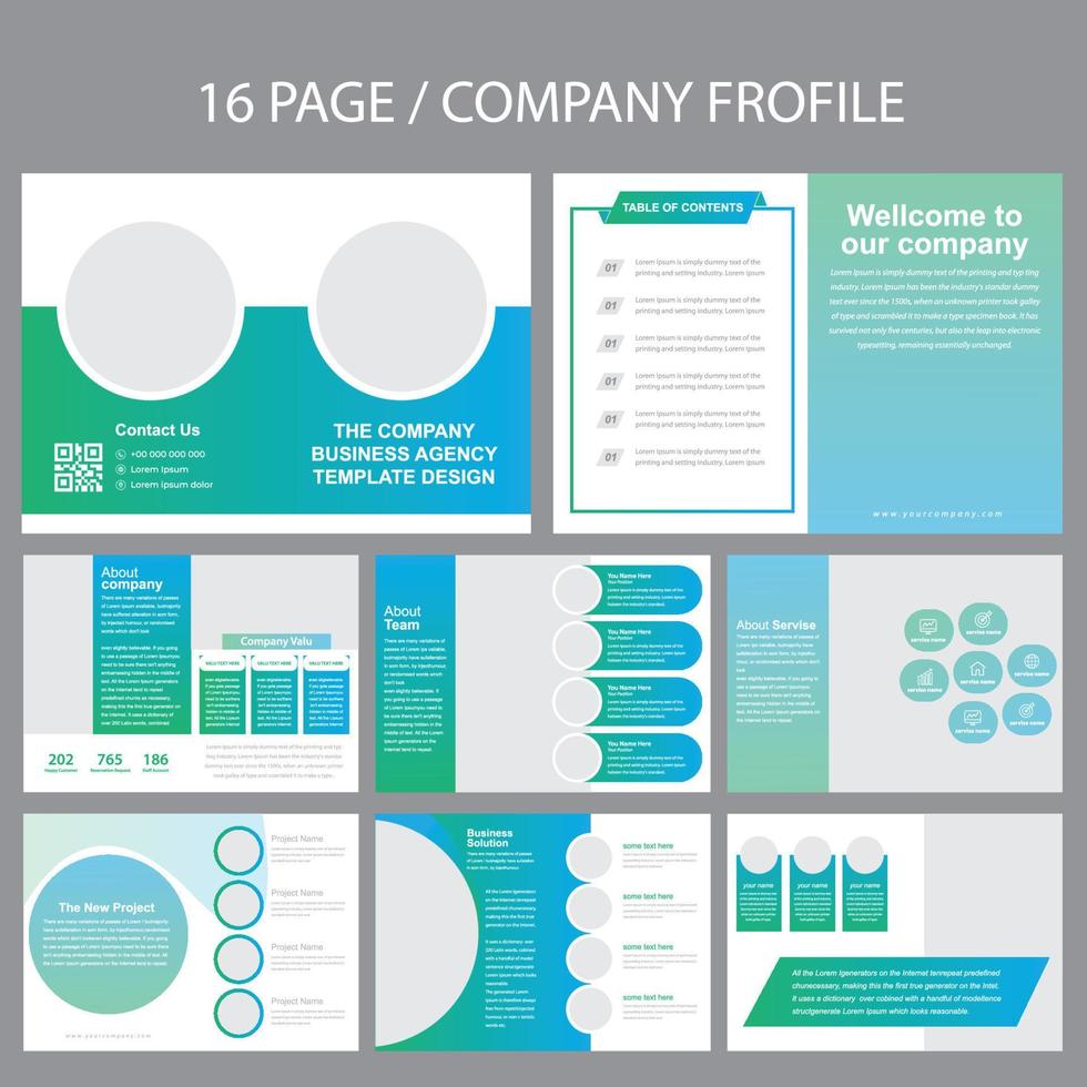 Company Brochure Template vector