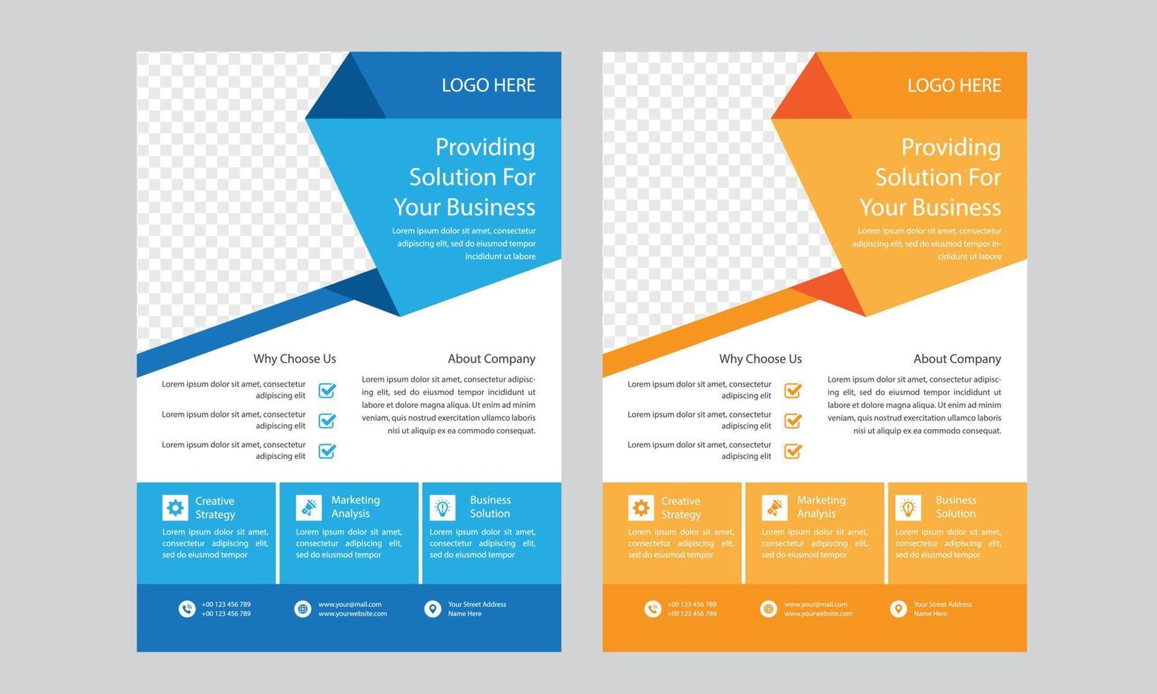 Corporate Business Flyer vector