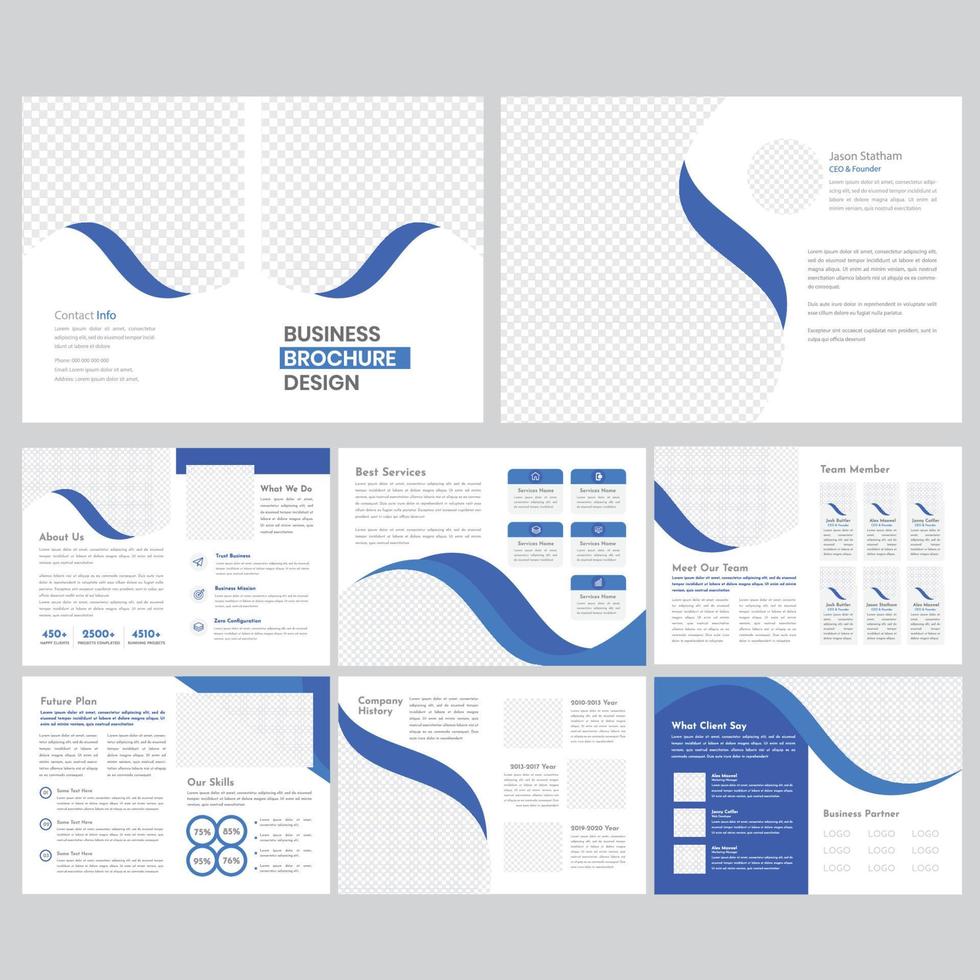 Business Company Profile vector