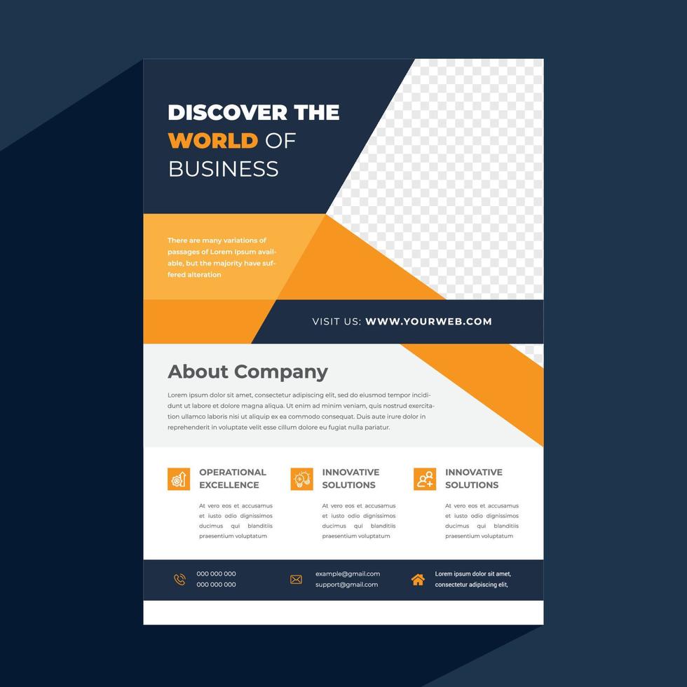 Corporate Business Flyer vector