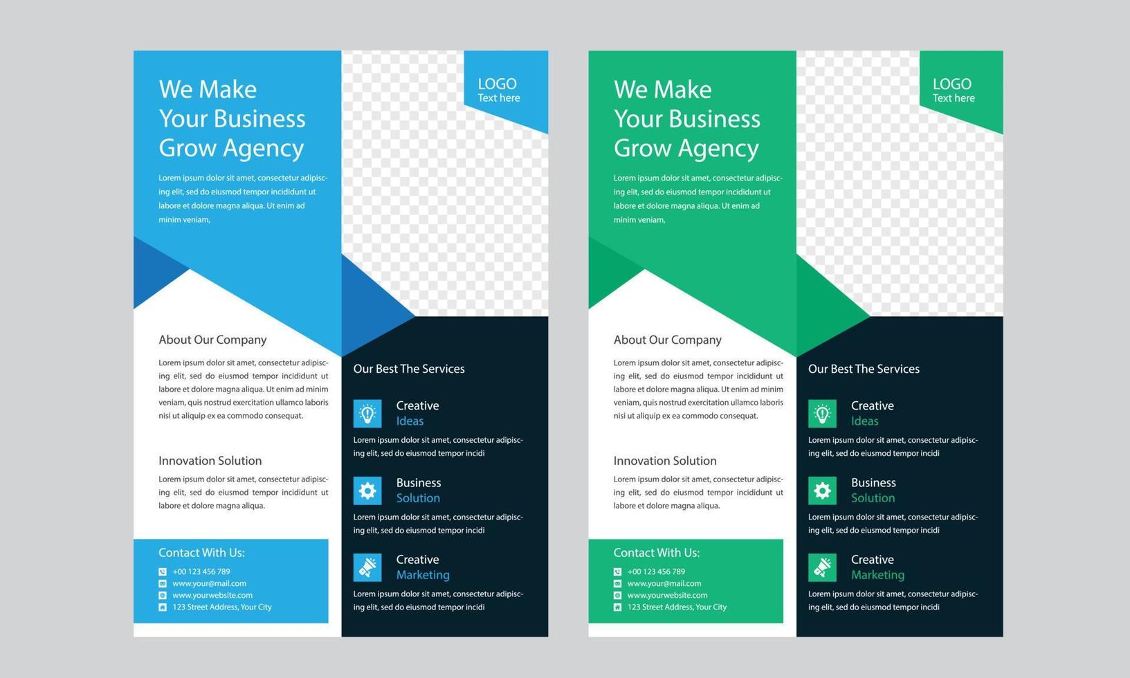 Corporate Business Flyer vector
