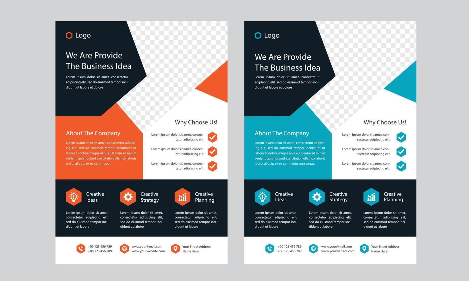 Corporate Business Flyer vector