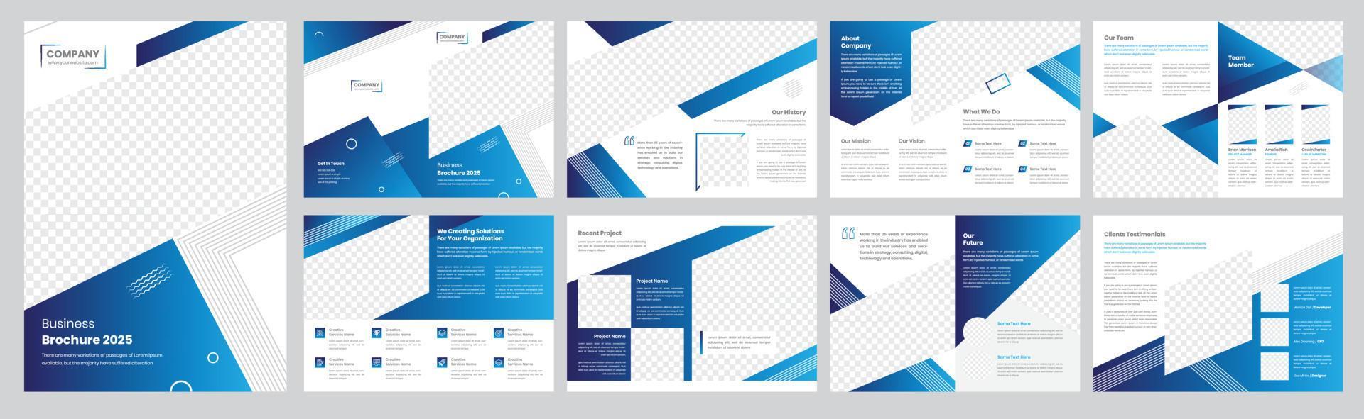 Business Company Profile 13740182 Vector Art at Vecteezy