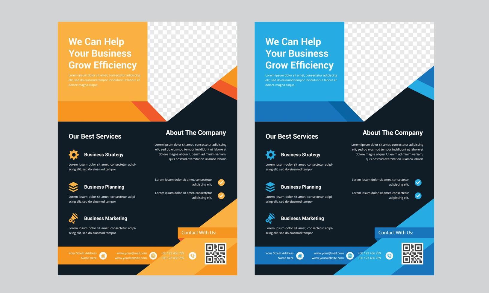 Corporate Business Flyer vector