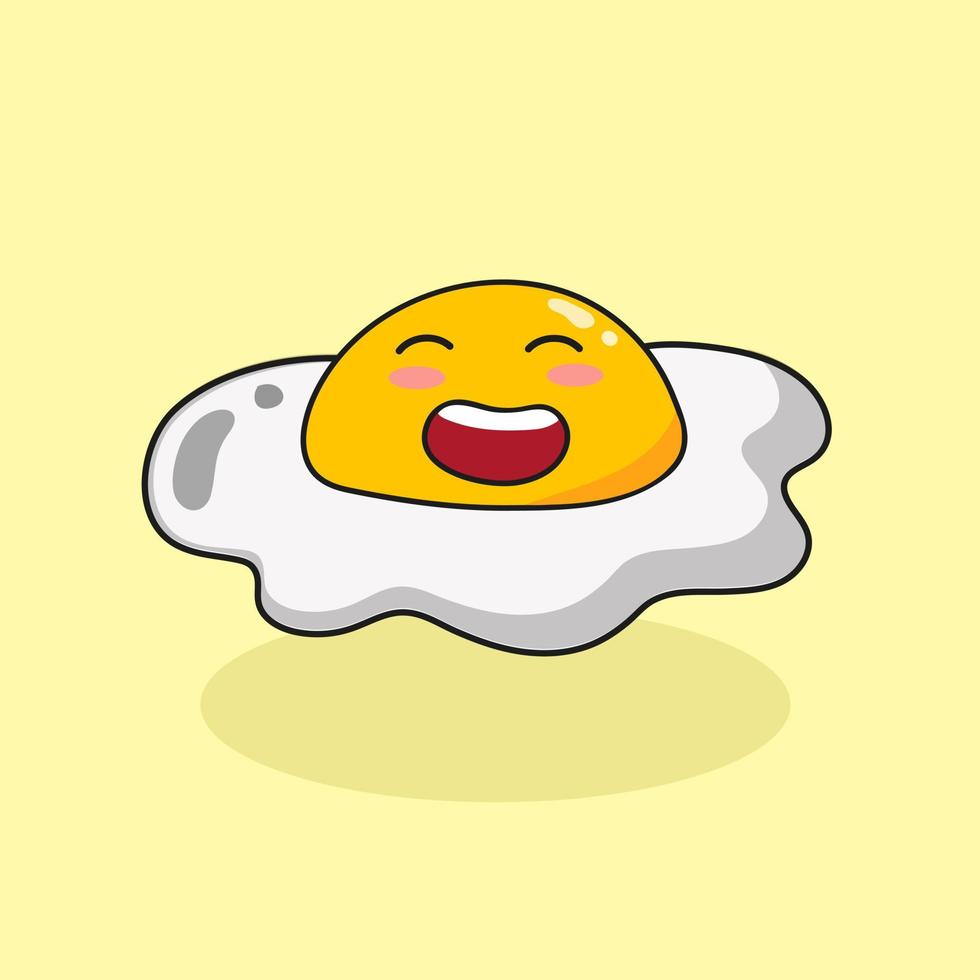 Cartoon Cute Egg Vector Editable Colorful Drawing Illustration