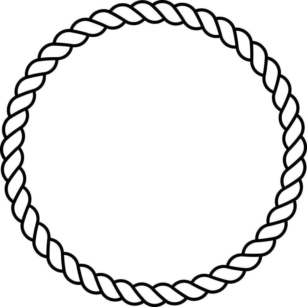 interwoven chain in black and white vector