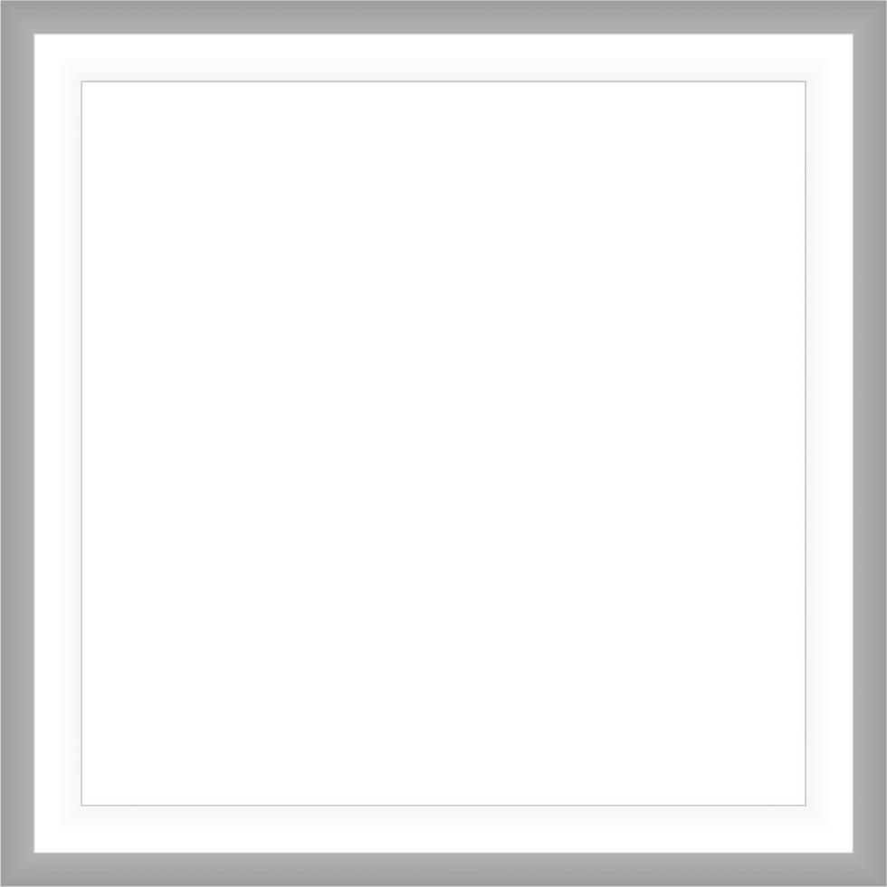 Frame on a white background. Sowed photoframe. For home decor or business. vector