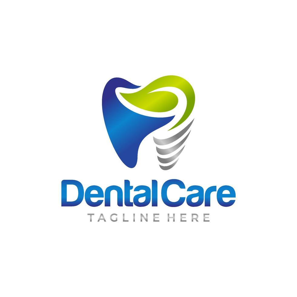 Dental Logo Design. Creative Dentist Logo. Dental Clinic Creative Company Vector Logo.