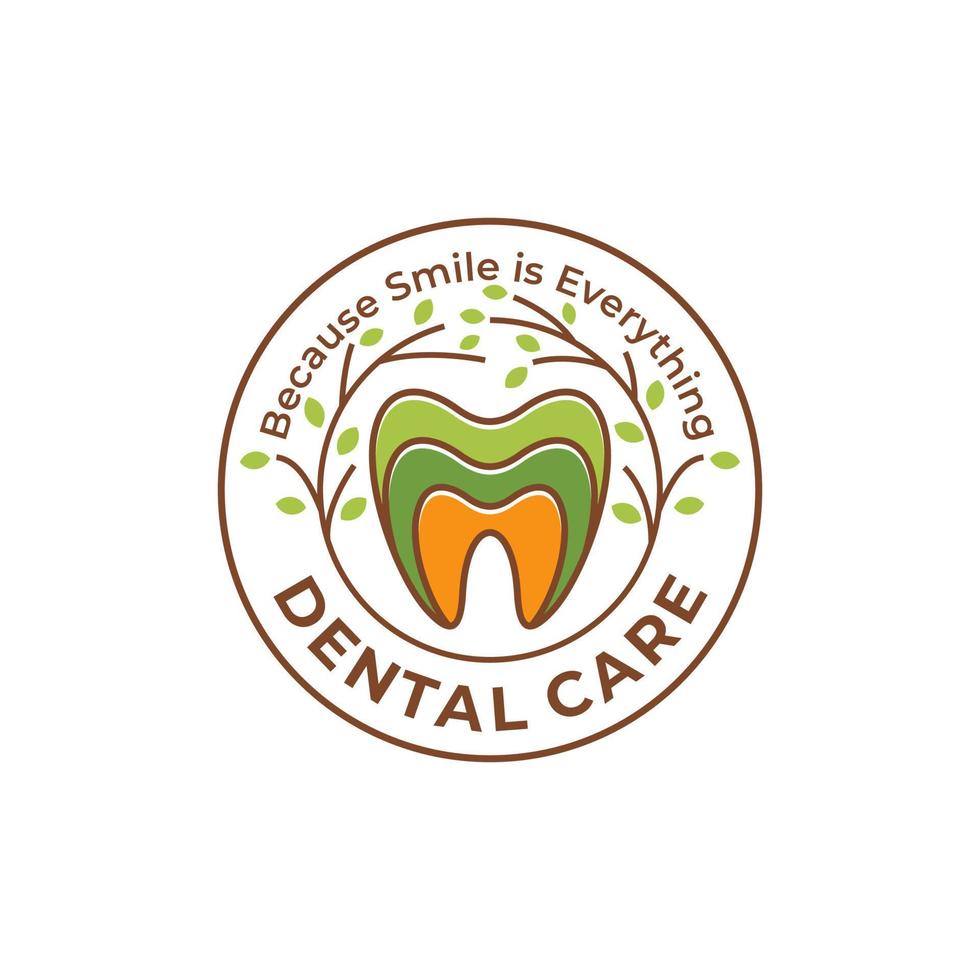 Dental Logo Design. Creative Dentist Logo. Dental Clinic Creative Company Vector Logo.