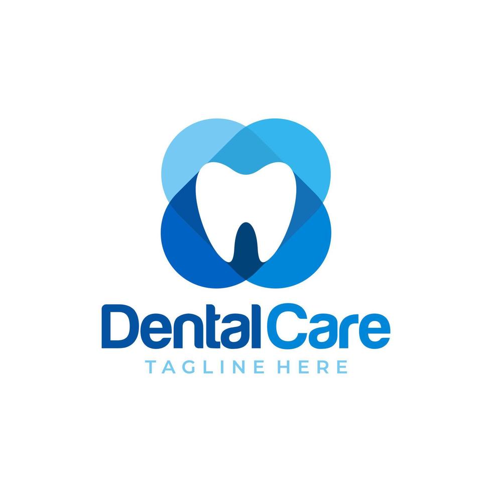 diseño de logotipo dental. logotipo de dentista creativo. logotipo vectorial de la empresa creativa de la clínica dental. vector