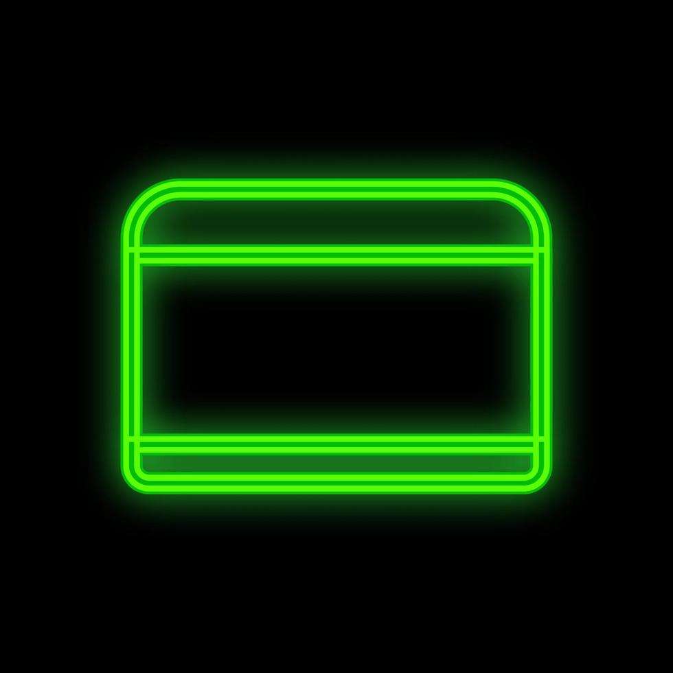 neon green packaging for cream on a black background. ecological jar for products for face. Cosmetic products for makeup artists, cosmetologists. with environmental protection. vector illustration