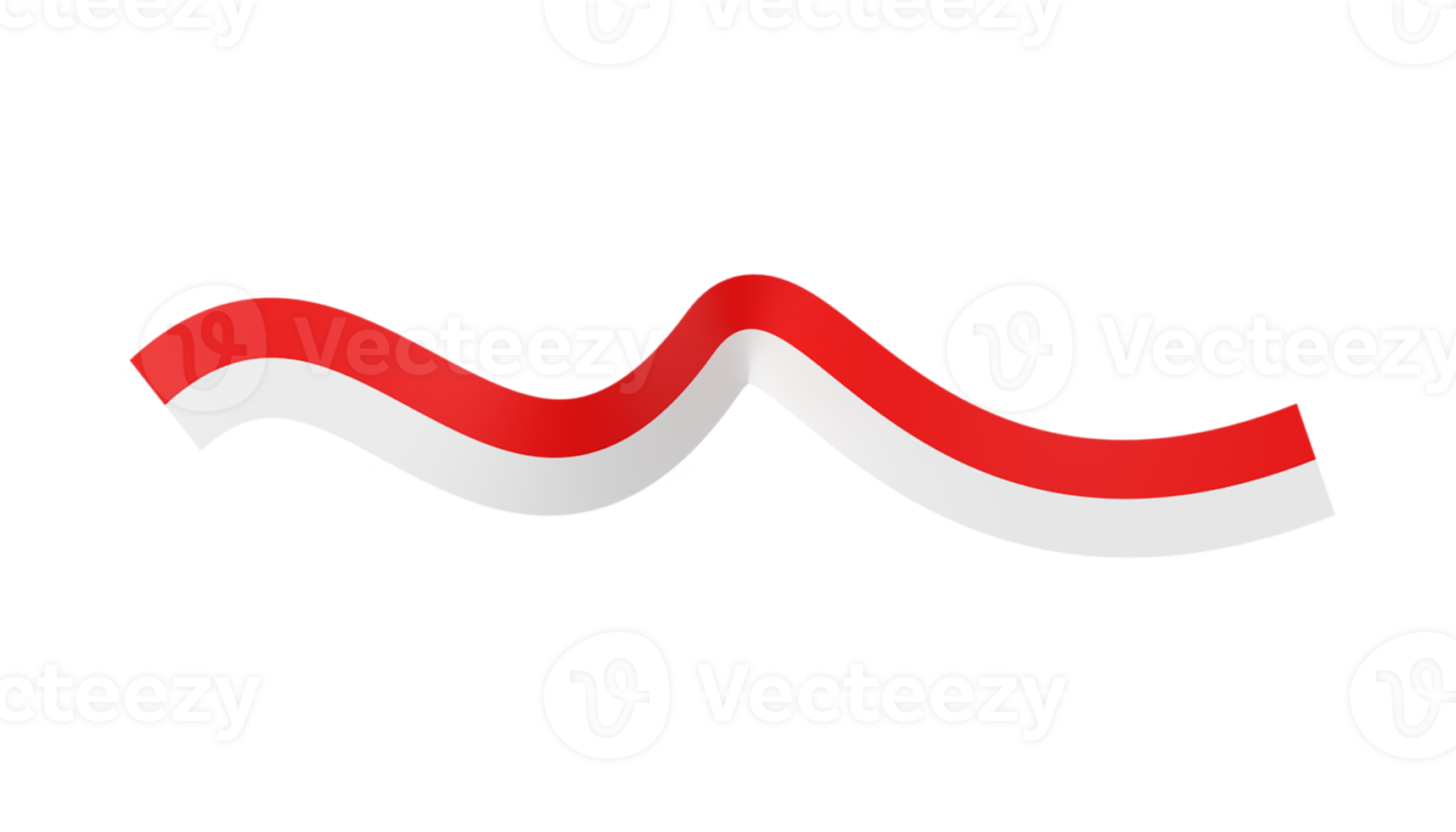indonesia flag banner ribbon png