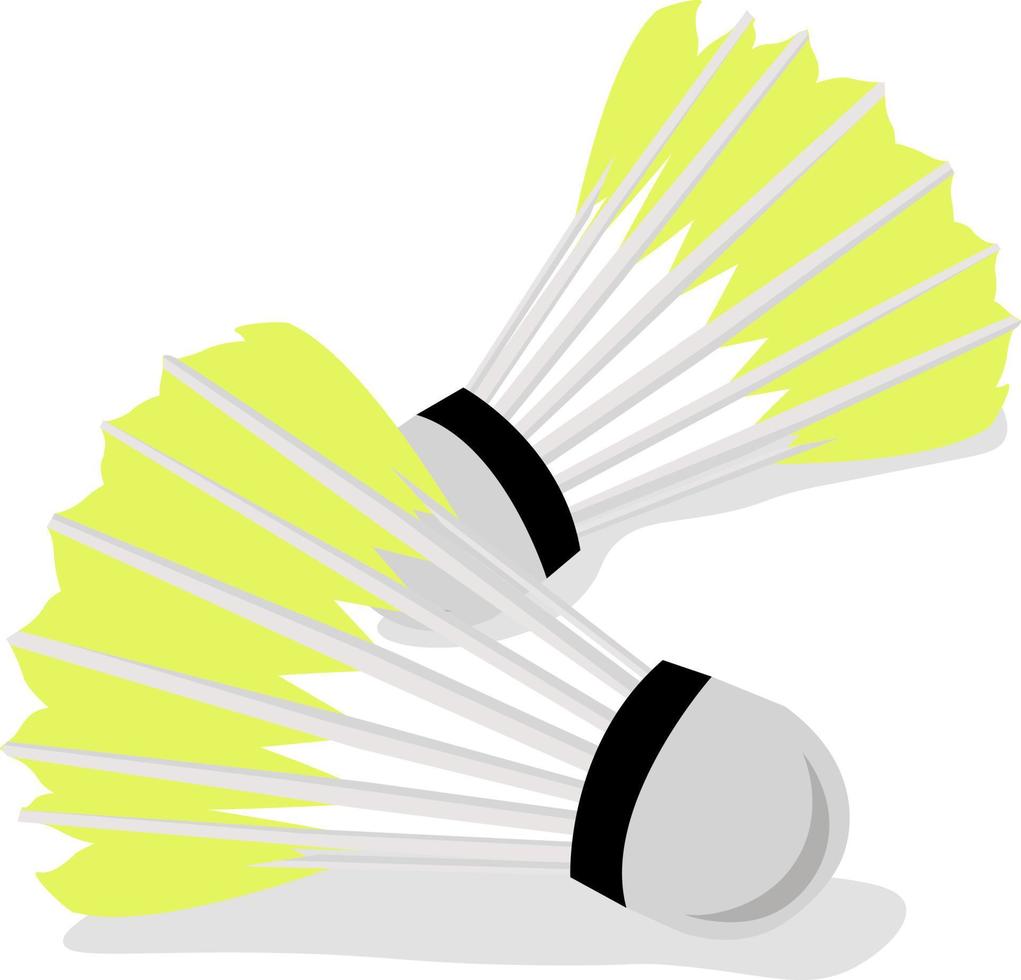 Badminton shuttlecock and rocket. Sports doodle vector illustration  isolated. Vector illustration 22346388 Vector Art at Vecteezy