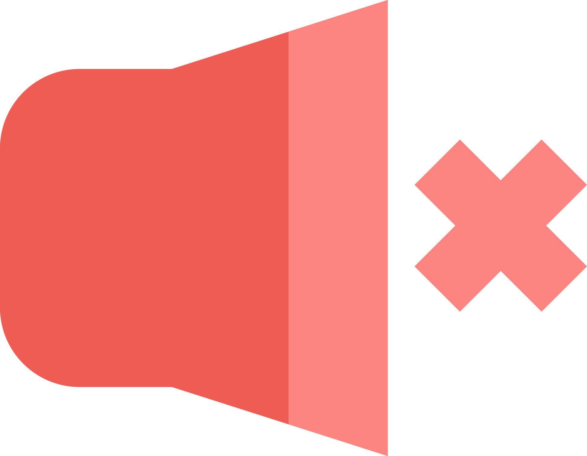 Mute music, illustration, vector on a white background. 13742982 Vector