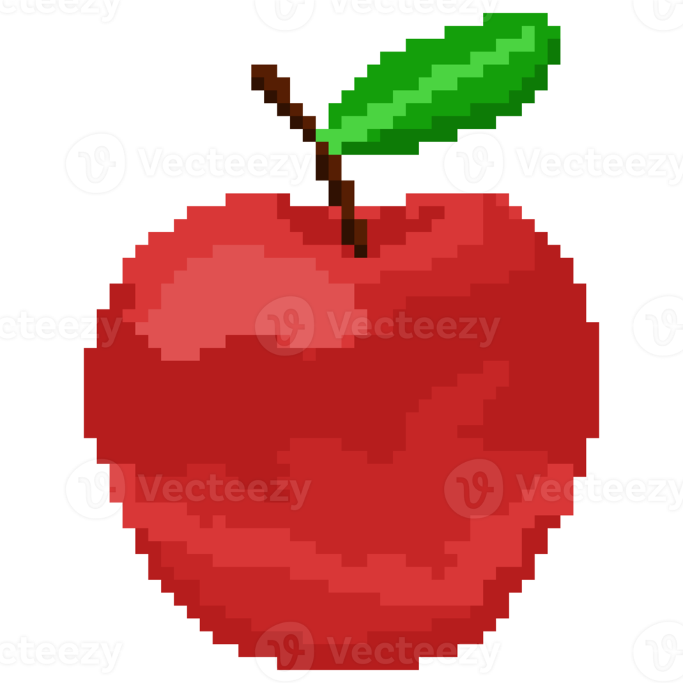 Apple Pixel Art 13743158 PNG