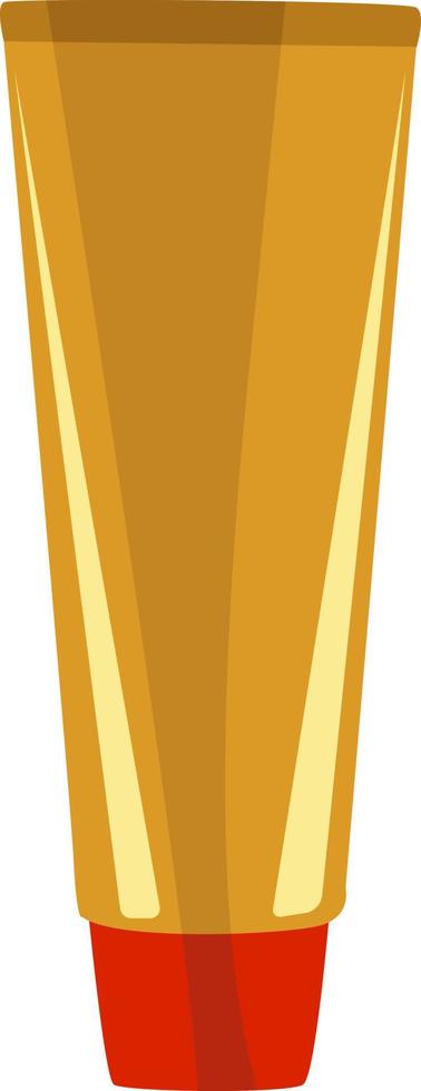 Cream tube, illustration, vector on white background.
