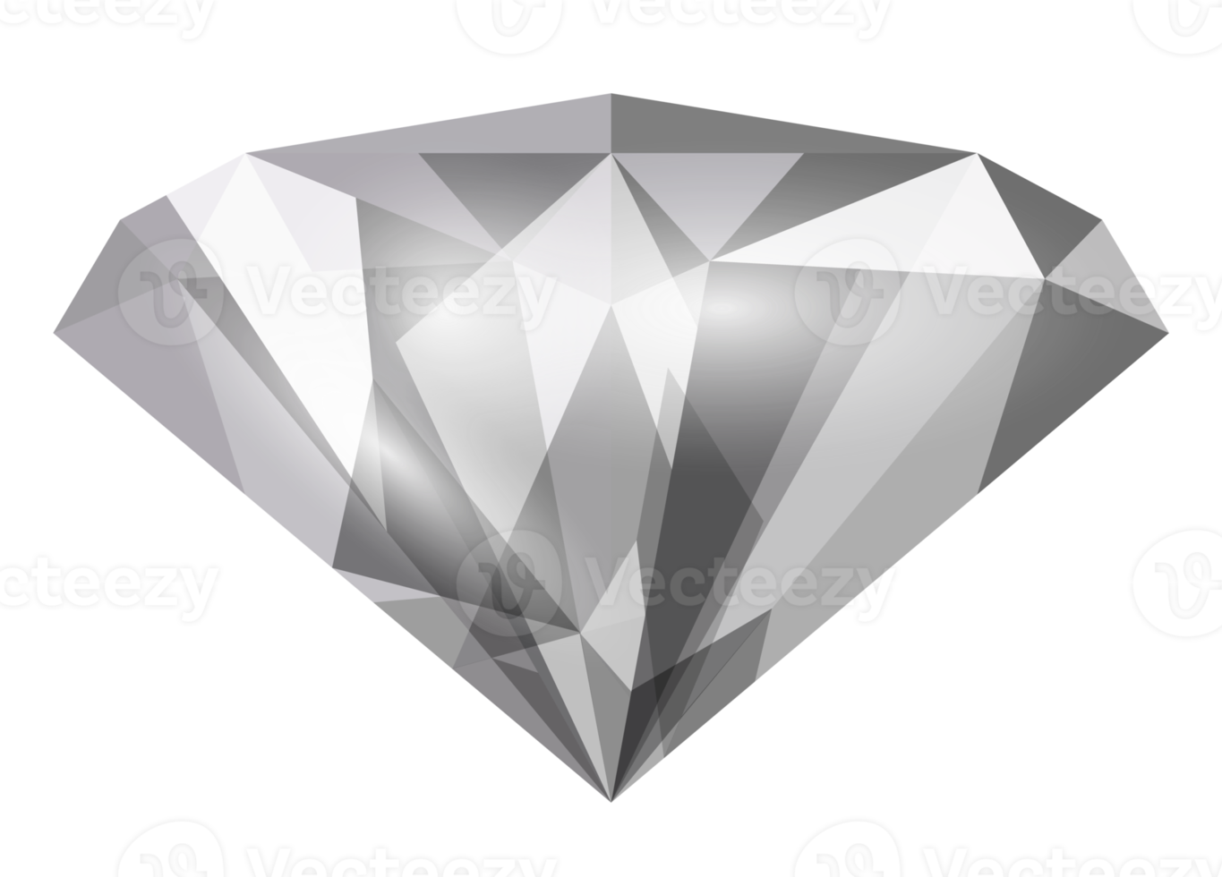 illustration d'un beau diamant étincelant png