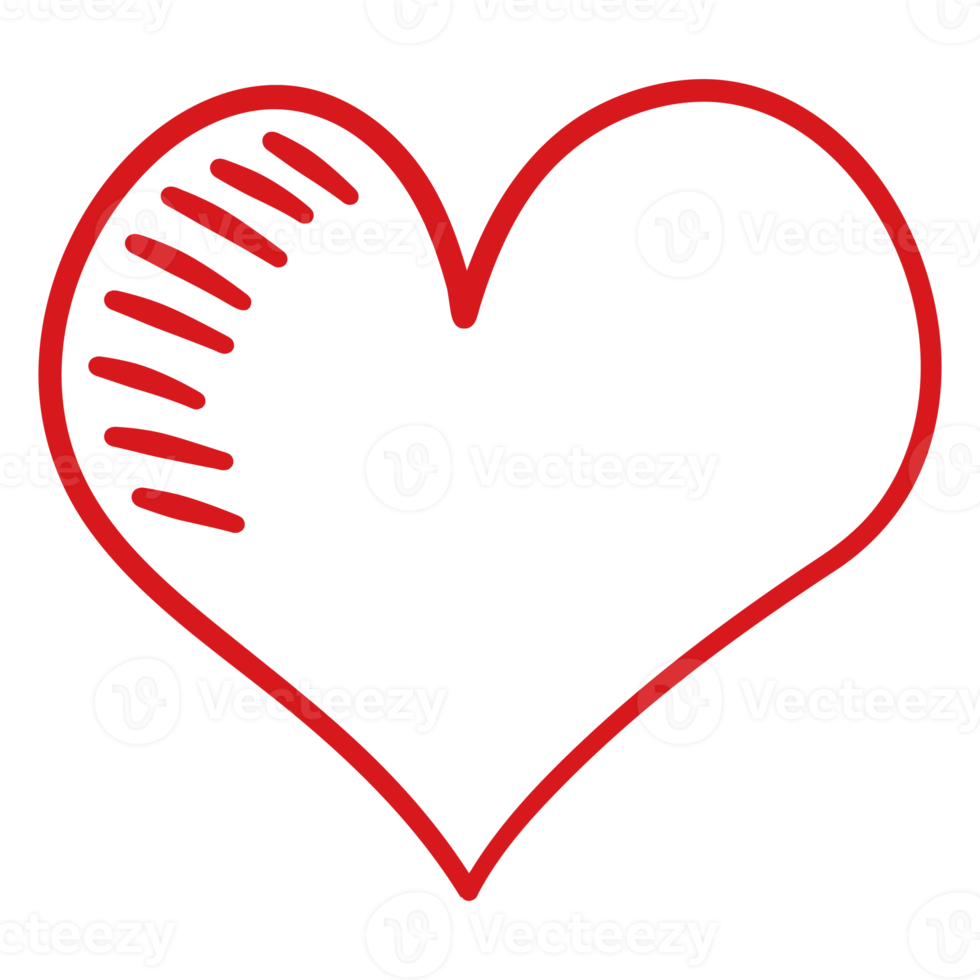 hand drawn heart icon 13743356 PNG