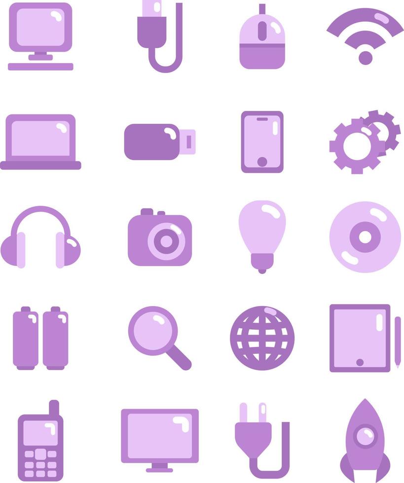 Modern technology, illustration, on a white background. vector