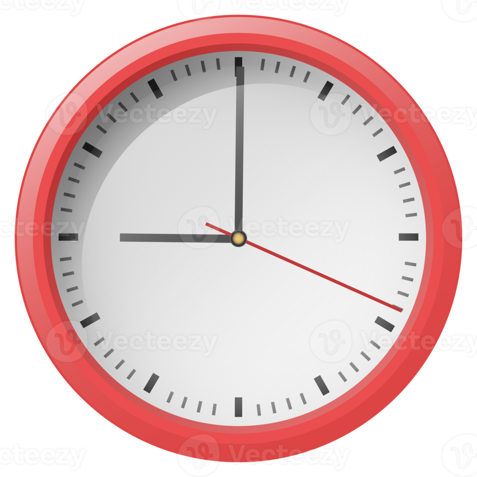 modern round clock png