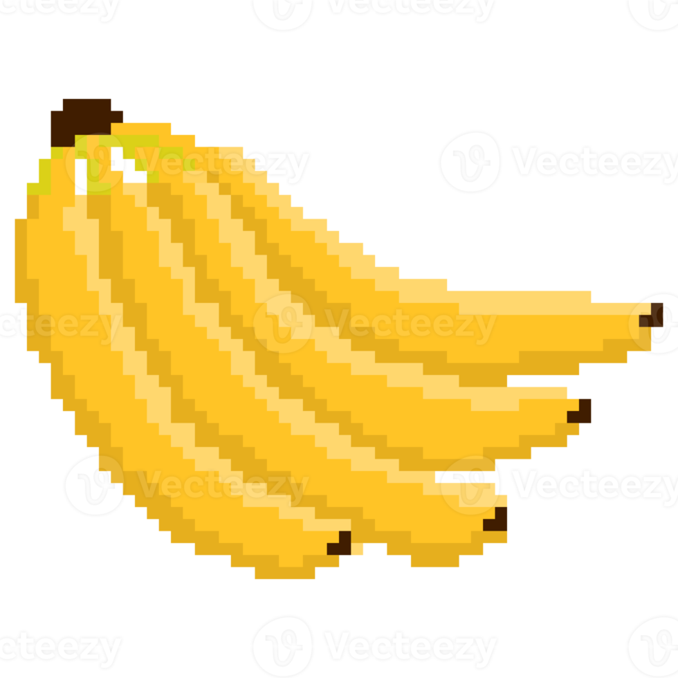 pixel art banane png