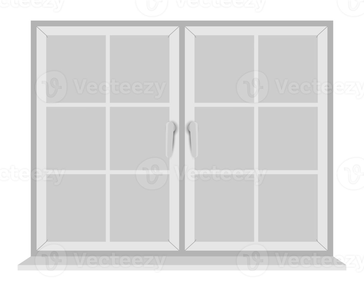 White window frame png