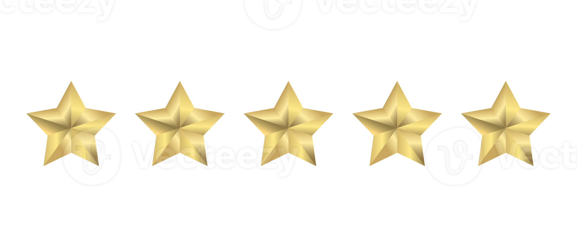 vijf sterren rating pictogram png