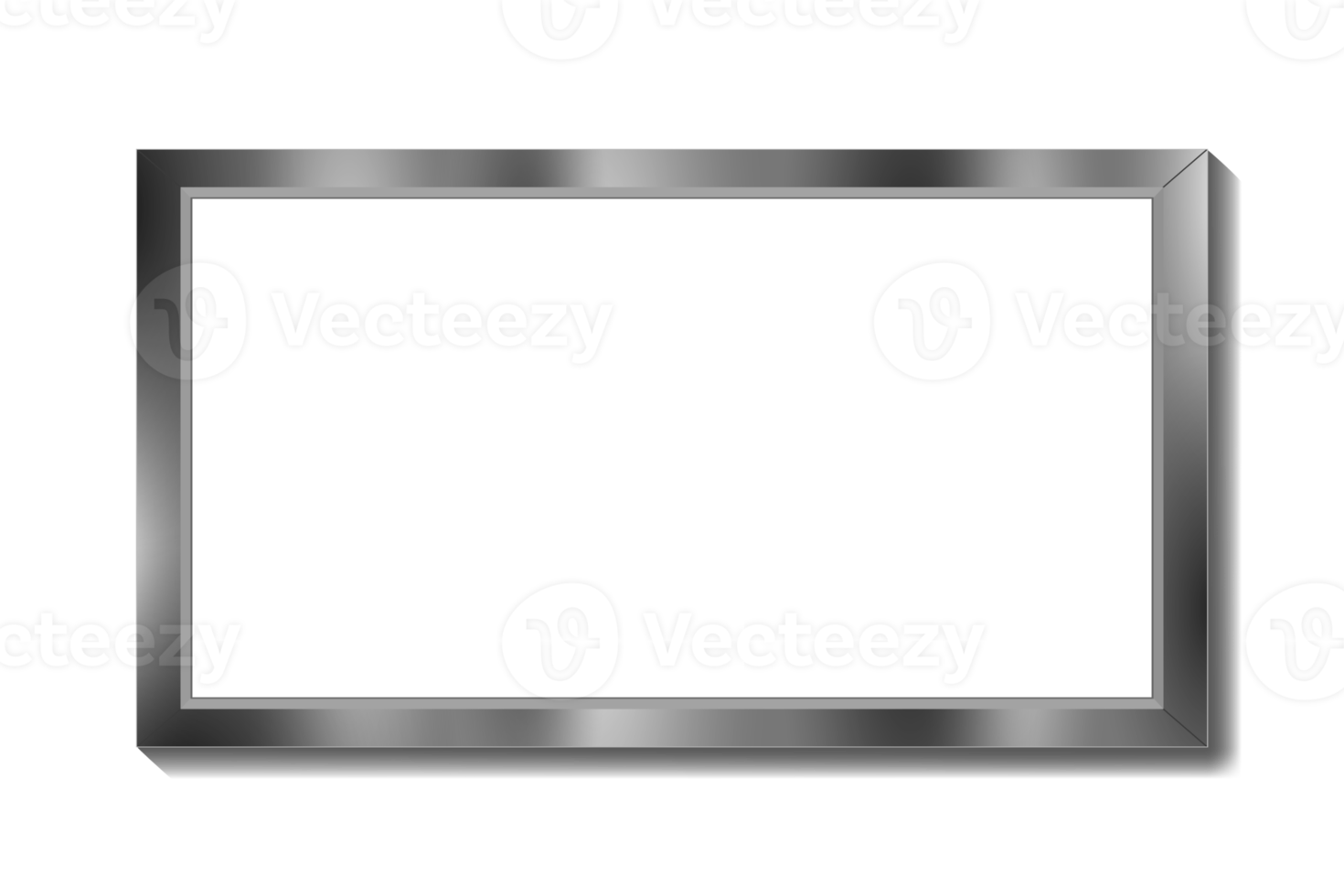 blank metal frame billboard png