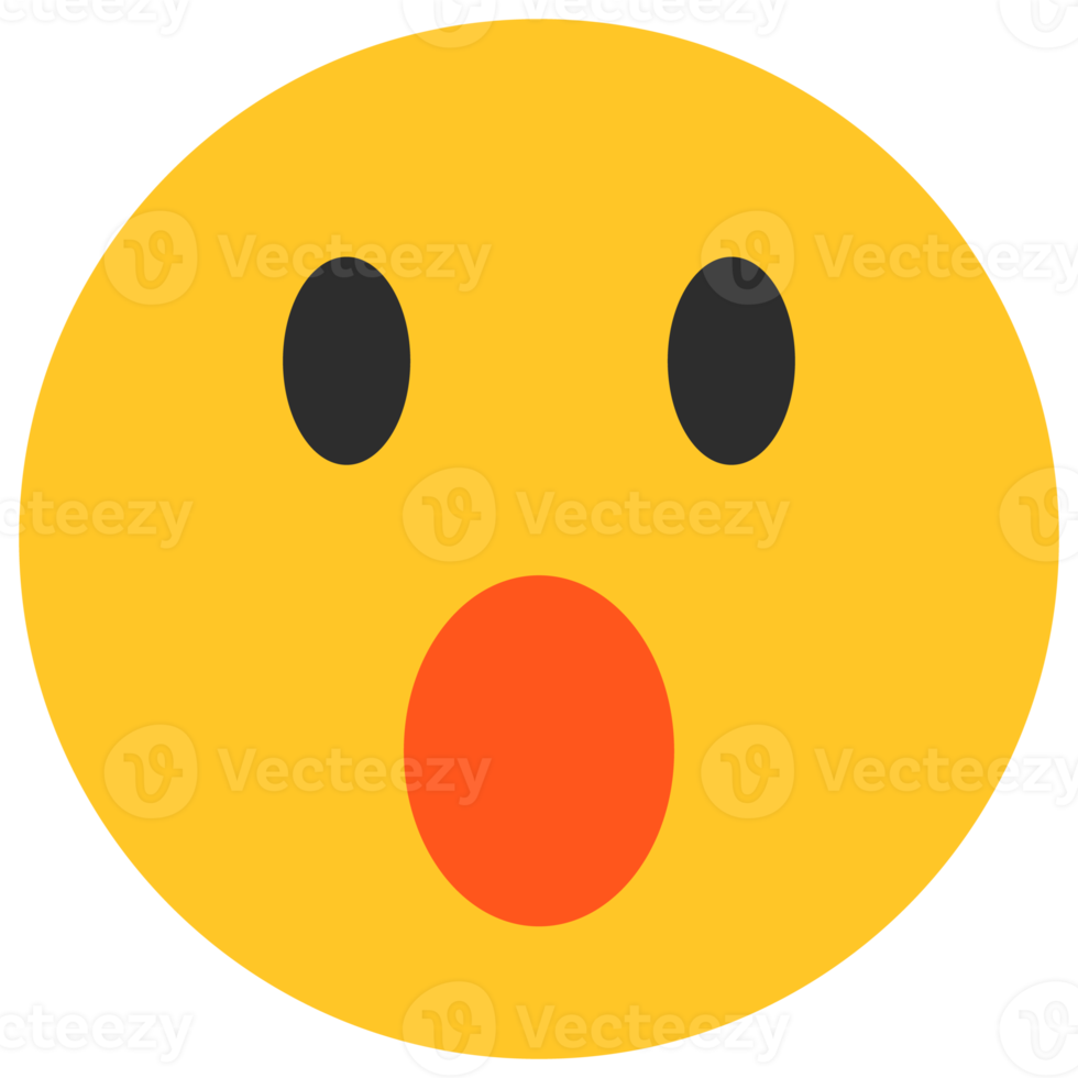 Surprised Face Emoji png