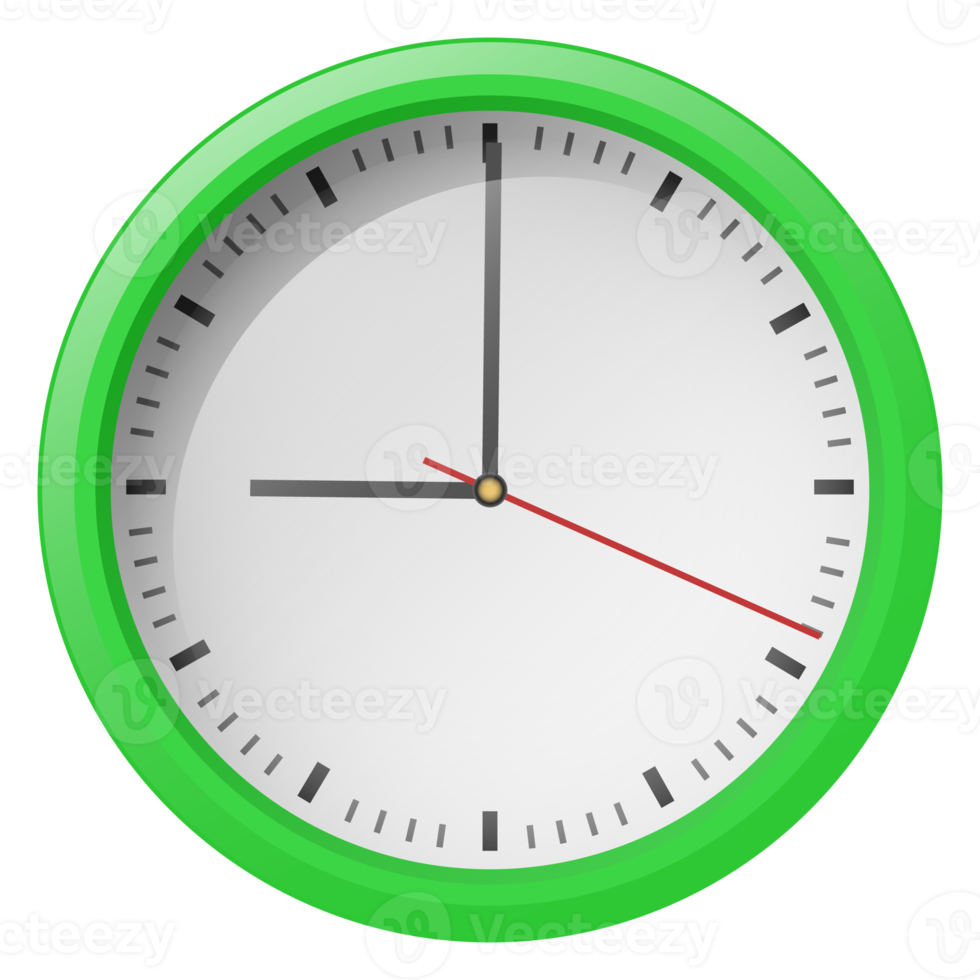 modern round clock png