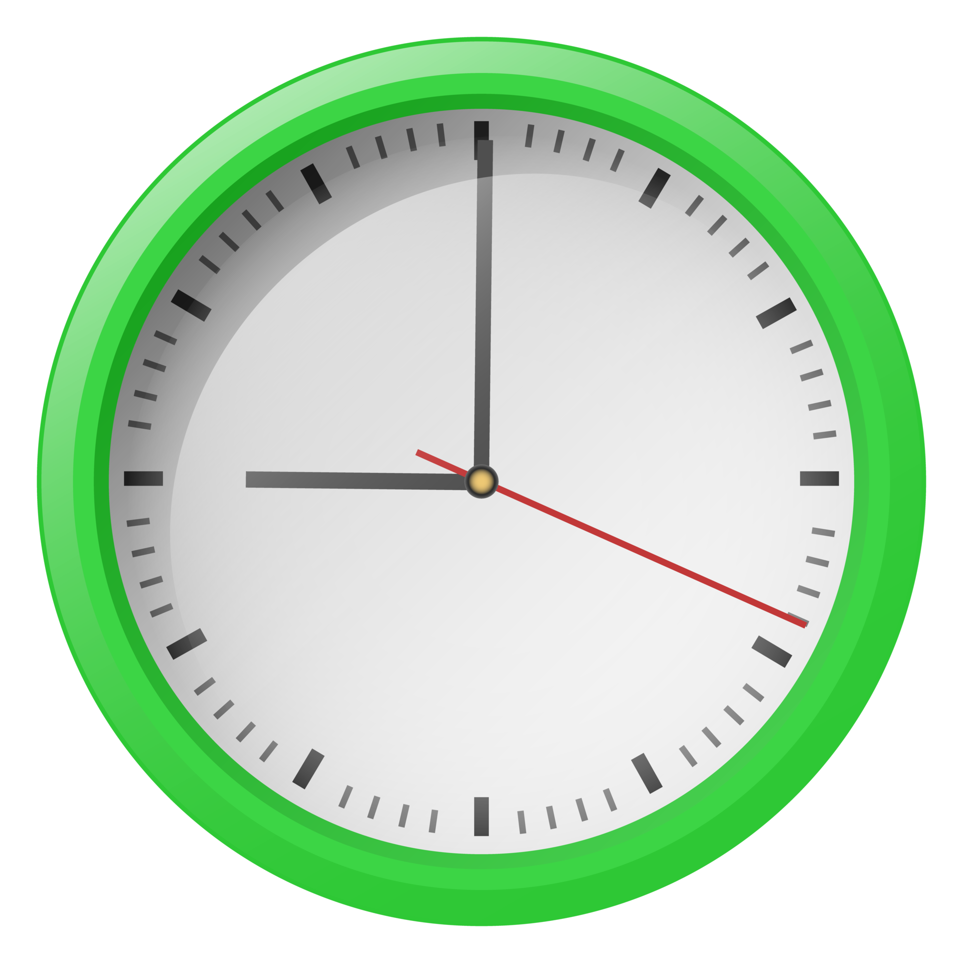 modern round clock 13743775 PNG