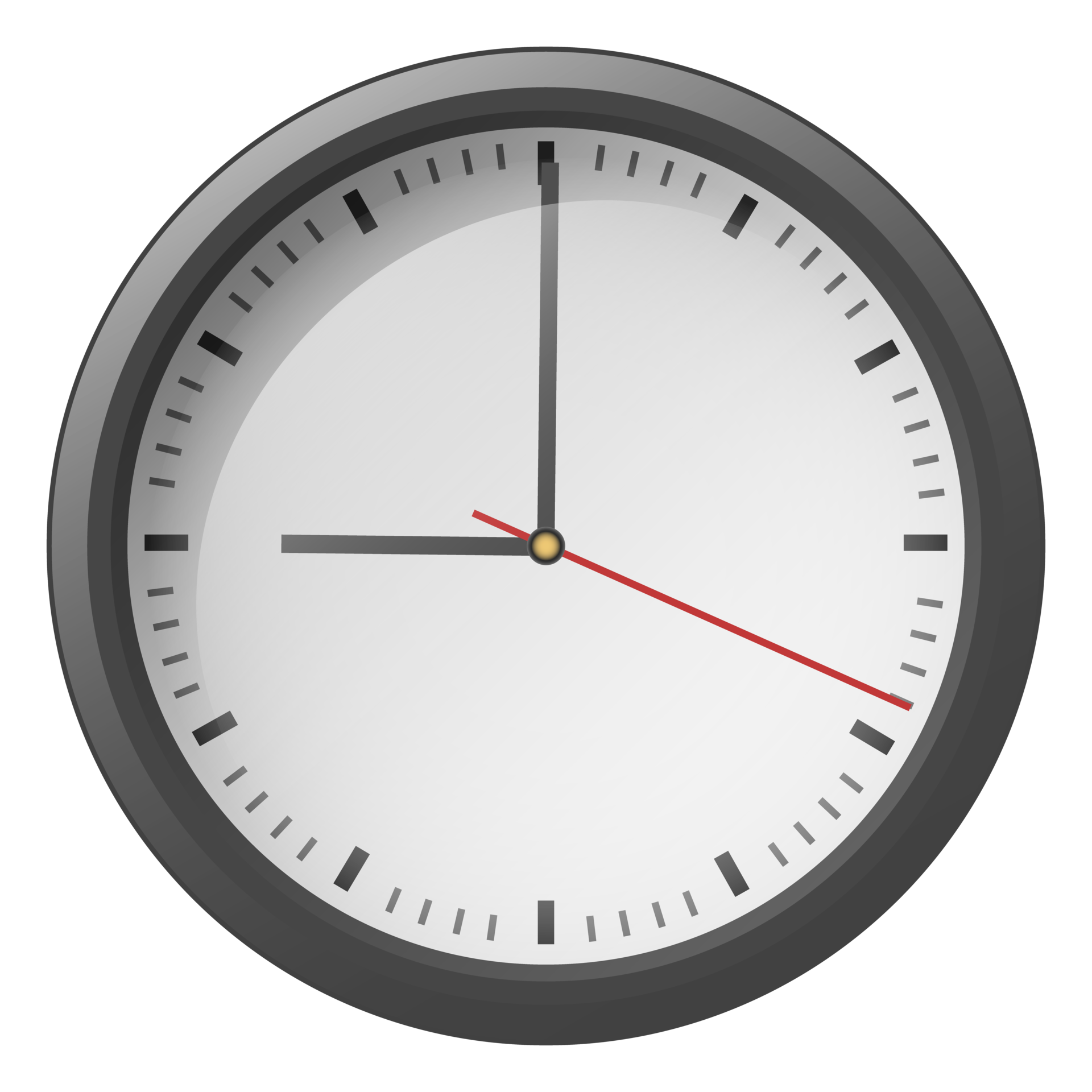 modern round clock 13743776 PNG