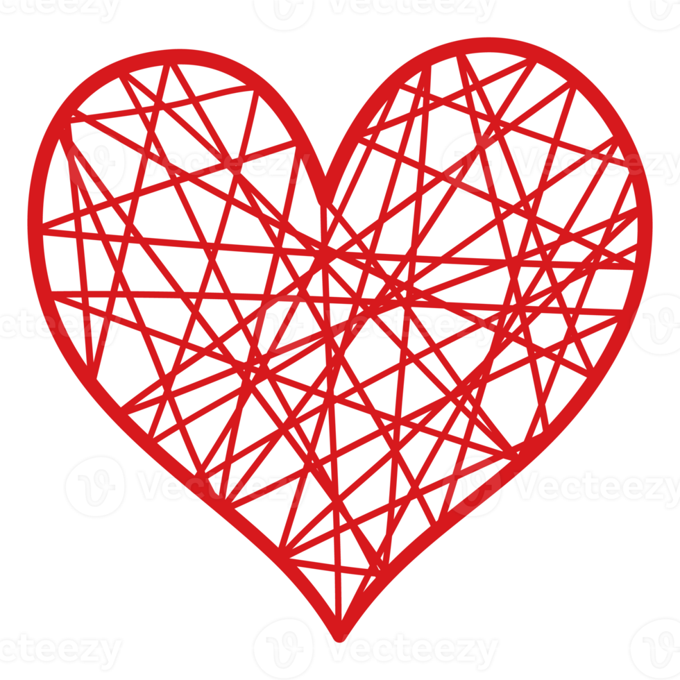 hand drawn heart icon png