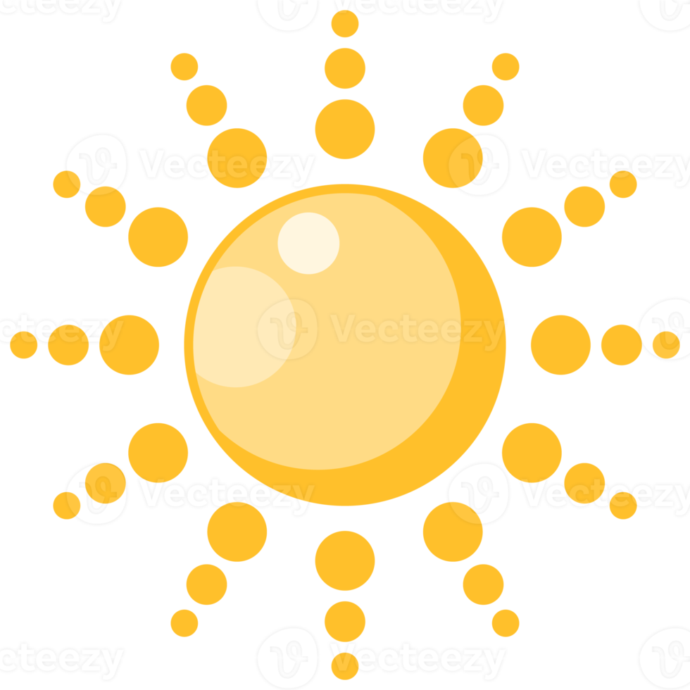 zon of helderheid icoon png