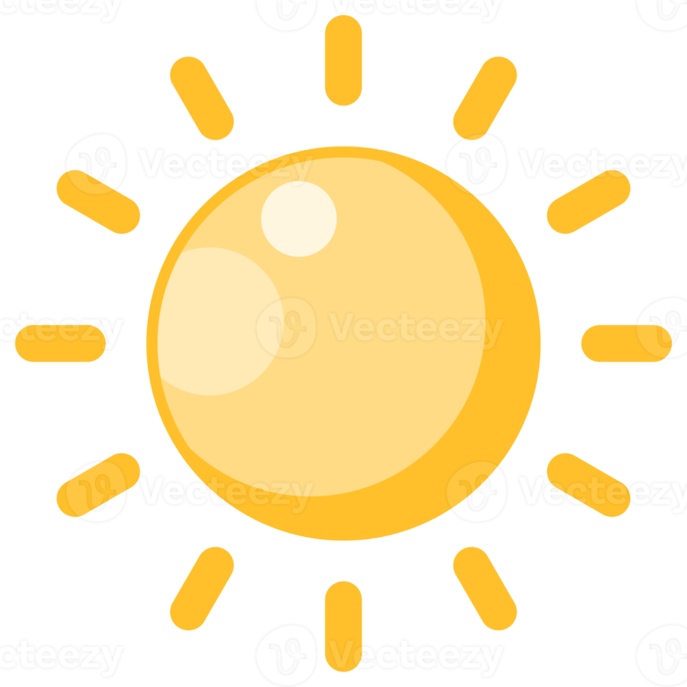 Sun or brightness icon png