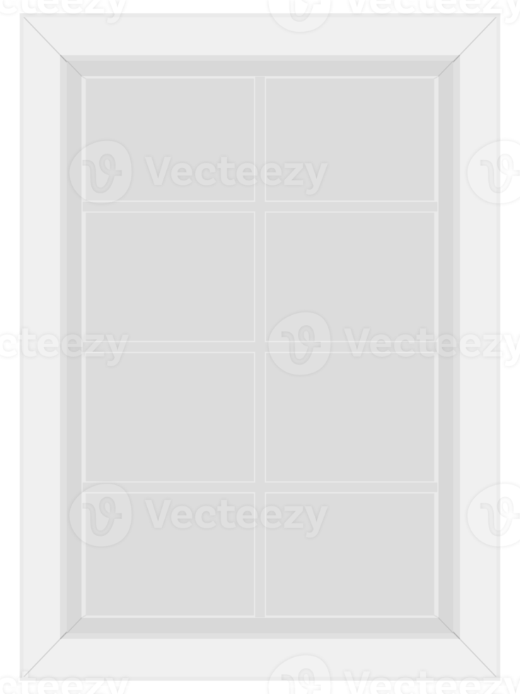 White window frame png