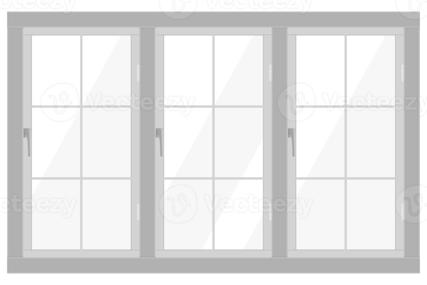 White window frame png