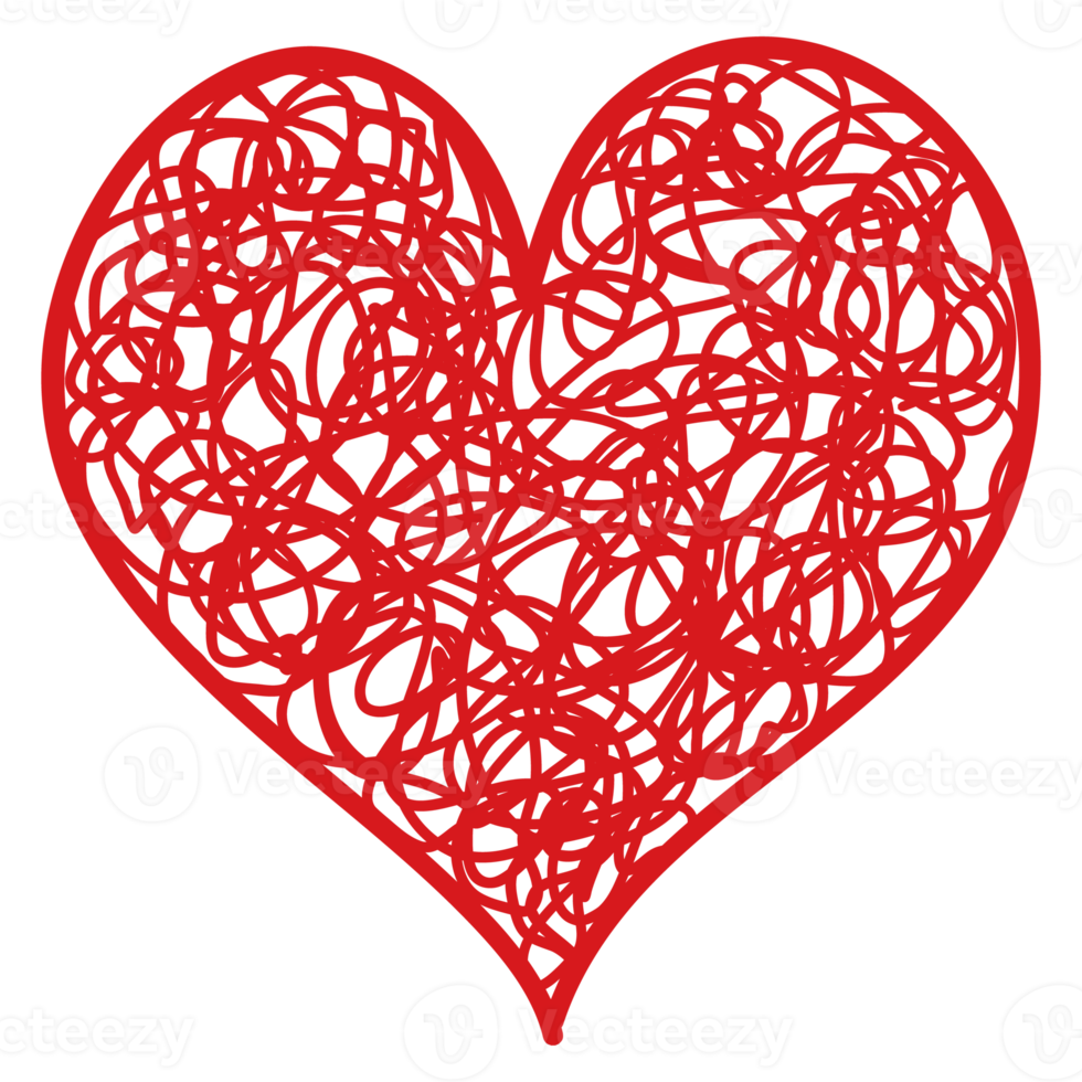 hand drawn heart icon png