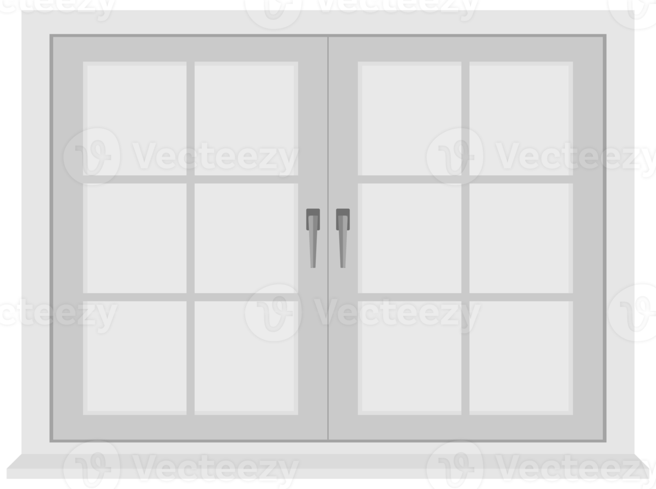 White window frame png