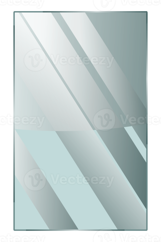 Rectangular shaped glass plate png