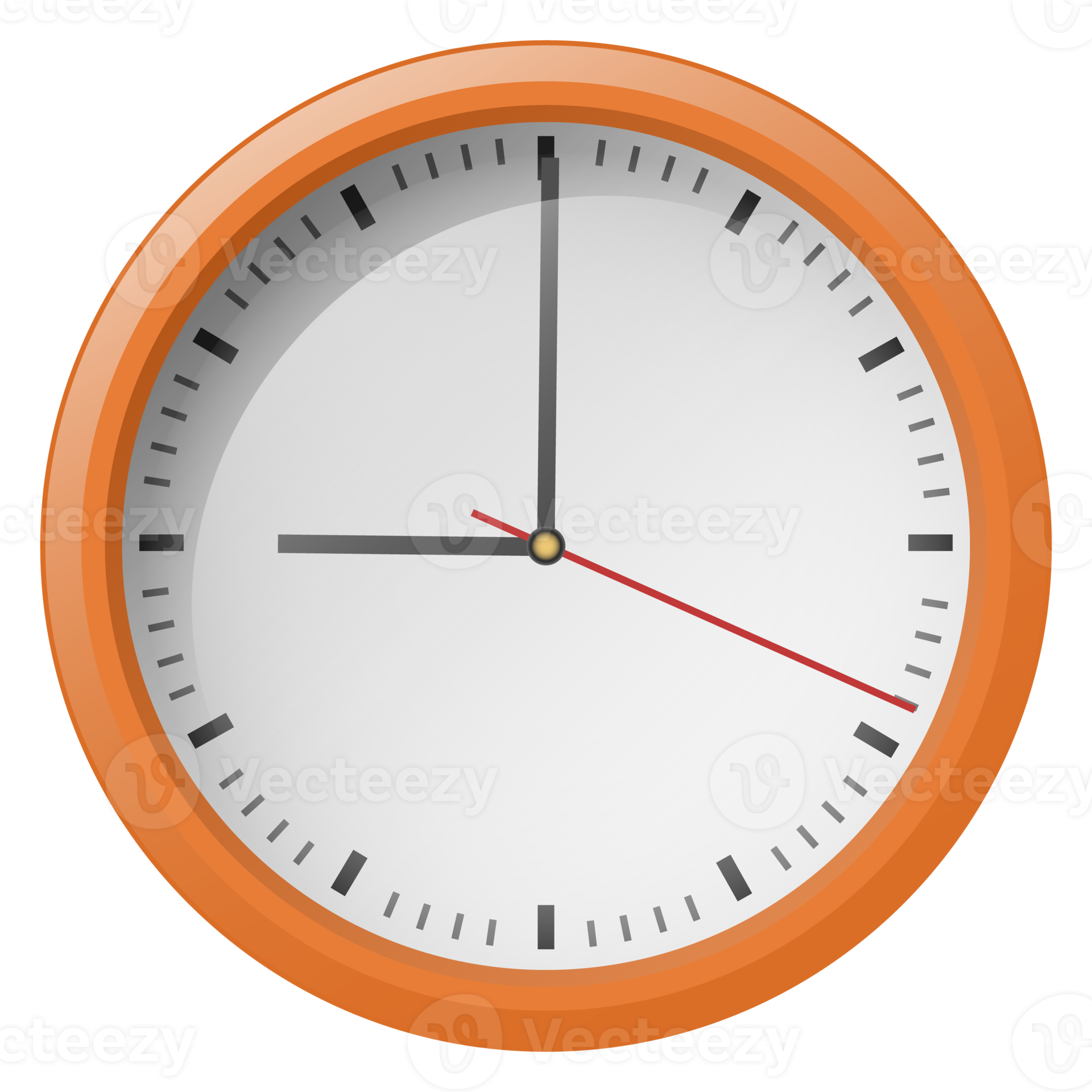 modern round clock 13743905 PNG