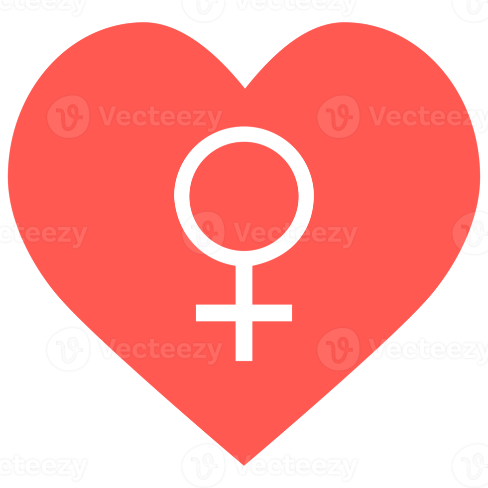 Female Heart icon png