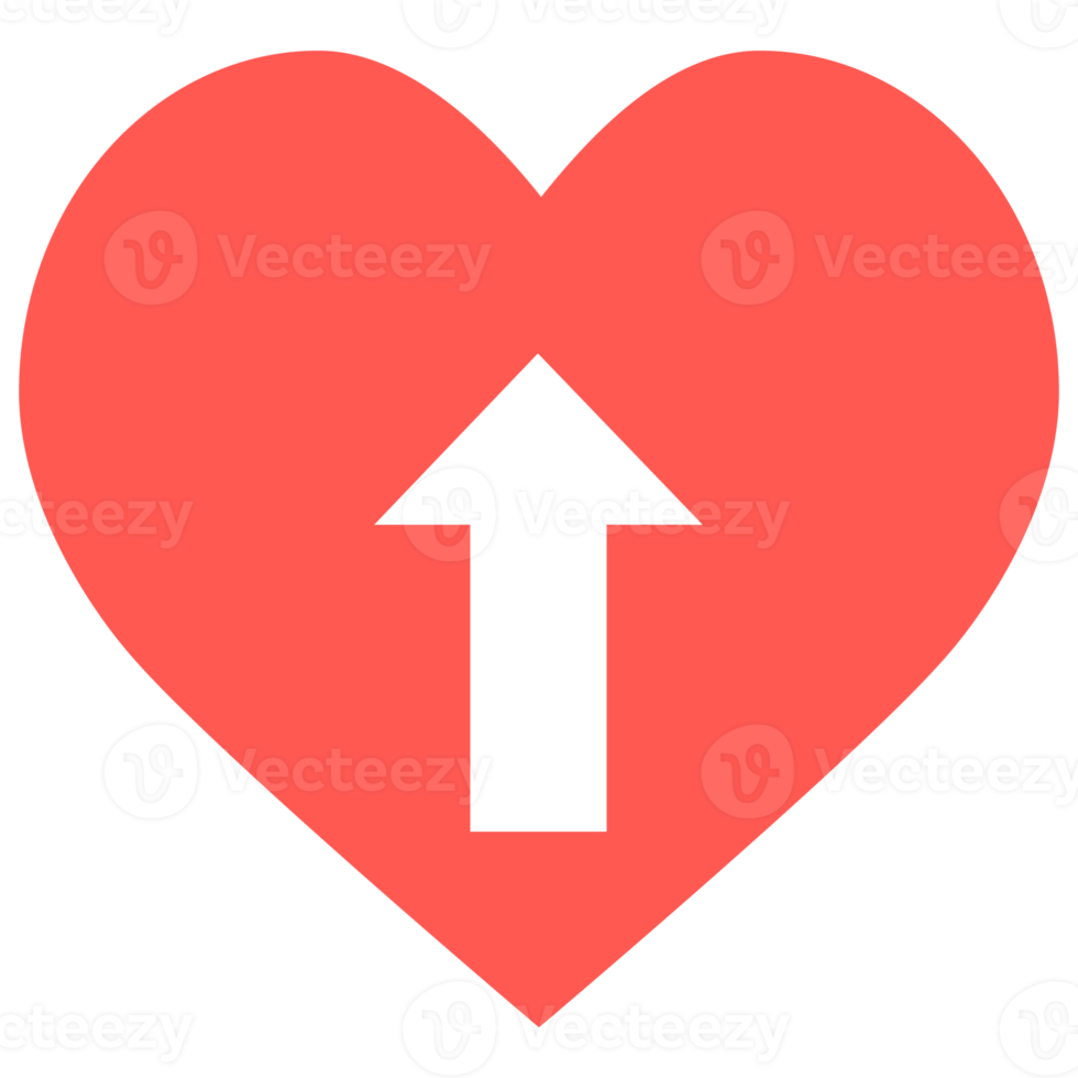 heart upload icon png